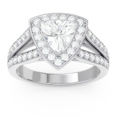 Art Deco Antique Vintage 2.30 Ct Diamond Wedding Ring Set 925 Sterling Silver