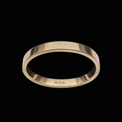 Frantz Hingelberg. Hinged 14k Gold Bangle.