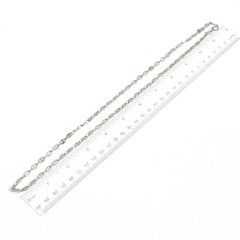 925 Sterling Silver Vintage Italy Textured Anchor Mariner Chain Necklace 24″