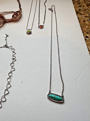 Lot Of 20 Pieces Signed Wear or Re-Sell Modern Costume Jewelry New To Used