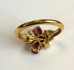 Vintage Avon Ring Lot of 6 from the 70’s 80’s Various Adjustable Sizes see photo