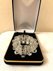 Vintage Clear Lucite Stretchable Women Bracelet