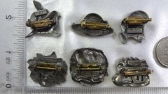 Lot of Six (6) BIRDS & BLOOMS Limited Edition Brooches / Pins 1998 – 2008 Cute!