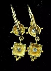 Round Cut Lab Created Diamond Bridal Wedding Pretty Gift Earring In 925 Silver