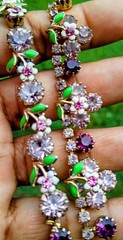 1950s Weiss Floral Necklace & Bracelet Set