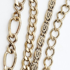 Maximalist Waterfall Gold Tone Multi Chain Beaded Station Vintage Necklace Korea