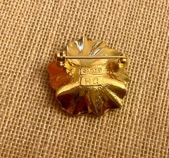 MMA RC Enamel Flower Brooch Blue Crystal Metropolitan Museum Royal Collection