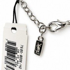 VTG 1990s Yves Saint Laurent YSL Heart Charm Necklace Stackable NWT