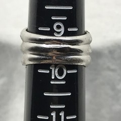 Vintage 18K HGE White Gold Plated Wide Band Domed Ring varied sizes