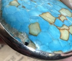 Bohemian Natural Stone Gem Pendant Necklace Turquoise Pendant ￼