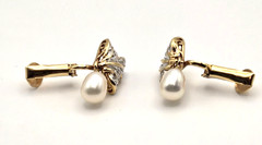 Vintage Sparkling Fancy Clip-On Earrings Gold/Silver Tone 1960s-1980s