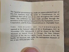 VINTAGE 1976 METROPOLITAN MUSEUM OF ART ENAMEL GOD HORUS LAPEL PIN KING TUT! R81