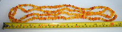 ✅135 cm=46gr RUSSIAN SOVIET BALTIC AMBER BEAD NECKLACE 琥珀 BRACELET STONE PENDANT