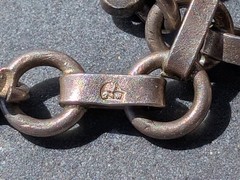 Vintage Austrian 900 Silver Glücksbringer 1939 Lucky Charm Bracelet Coral Pig 7″