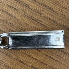 Vintage ELCO Nickel Silver Identity ID Curb Chain Bracelet 8″ MCM “Chris”