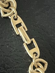 VTG Napier Gold Link Necklace 26 In