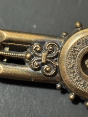 Vintage Victorian Gold Top Or Gold Filled Bar Brooch