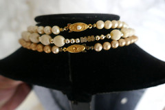 21 Pc Lot Faux Pearl Rhinestone Jewelry Compact Mirror Wristwatch Hair Barrettes