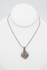 Vintage Monet Sterling Silver 925 Pendant Necklace 17.75″