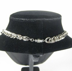Silvertone Chain Necklace 30 In Unisex Strand Fashion Jewelry Vintage 1960 1970