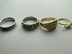 Vintage Lot of 5 Rings To add To Any Collection