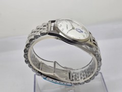 HMT Gandaberunda Mechanical Watch 17 Jewels White Dial Transparent Caseback