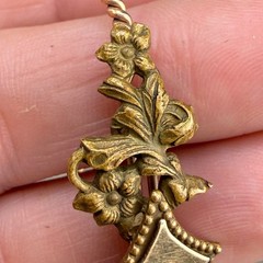 Vintage Gold Filled Engraved Bracelet 6.5”