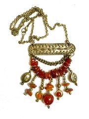 Amber Nuggets With-Insect..charms, Chains, Necklace