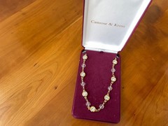 Camrose & Kross JBK Crystal Orb Long Necklace Valentino Style COA