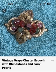 Vintage Mixed Lot 6 Brooches 925 Silver w/ Turquoise Cabochon & Bird Pins