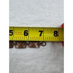 Vintage Bell Trading Post Solid Copper Thunderbird Link Bracelet 7.5 Inch