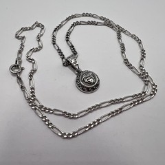 Vintage Sterling Silver 925 Stamped Necklace Pendant Chain 5.50g Women’s Jewelry
