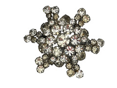 Vintage Verified Juliana by D&E Clear Rhinestone Brooch #8733