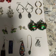 Vintage Modern Mixed Lot Earrings (32) Pairs (19) Singles