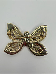 Vintage Butterfly Brooch Lot Signed Gerry’s Money Marvella Mother of Pearl READ