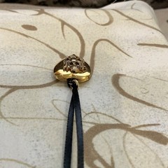 Vintage Military Sweetheart Heart Locket – Goldtone – Fast Shipping