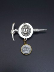Vintage Garmisch Germany Ski Brooch Pin Lot Olympic Neuschwanstein 4pc