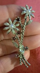 Vintage AAi Silver Tone Brooch