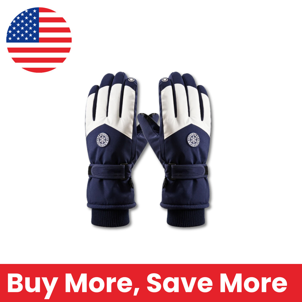 Winter Ski Gloves for Men and Women – Insulated Waterproof Touchscreen Gloves