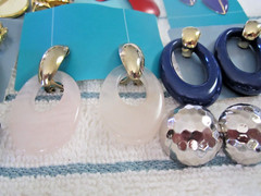 Nice lot of 22 Retro Colorful Mixed Pierced Costume Earrings Post Back