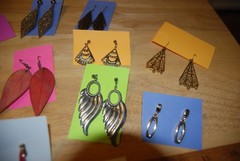 Vintage Retro Ear Rings, 1970s, 1980s 1990s, GROUP 3, priced per or the lot