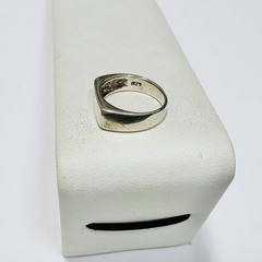 Sterling Silver Signet Pinkie Ring Minimalist Flat Top Bar Dainty Size 4 Vintage