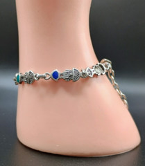 Unisex 950 Sterling Silver Tumi Bracelet from Pre-Columbian Culture