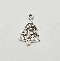 VTG Sterling Silver Christmas Tree Wunter Holidays Petite Charm Pendant – 1.1g