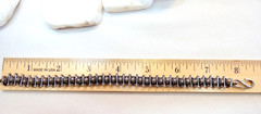 VTG Mens Sterling Silver Cannetille Filigree Etruscan Bracelet RARE 30g 8″ 10mm