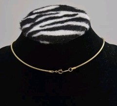 Vintage Artristry T.M Gold Tone Lariat Design Chain Collar Necklace
