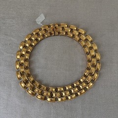 Rare Ciner MMA Museum Of Modern Art Necklace Collar Link Panther *455