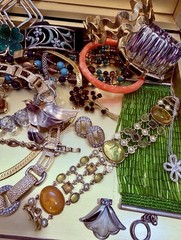 Vintage Estate Costume Jewelry Lot! AVON, MONET and more!