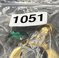 Massive Huge 80s Runway Vintage Green Crystal Dangle Hoop Statement Earrings