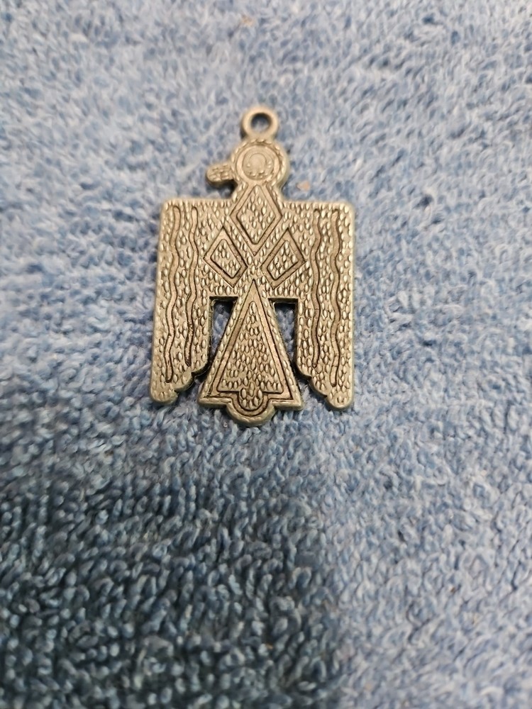 Double Sided Vintage Thunderbird Pendant